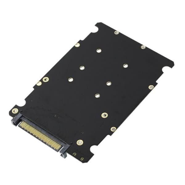 2 i 1 M.2 NVMe SATA U2PCB M.2 NVMe SSD Key M Key B SSD till U.2 SFF-8639 PCIe M2 Adapteromvandlare Datordelar
