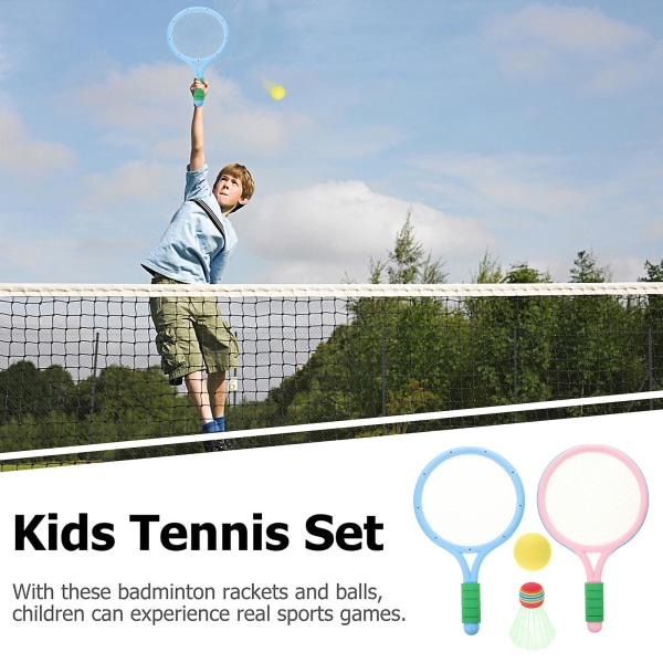 Badmintonsett Barn Barn Tennisracket Tennisracket Barn Badmintonsett Badmintonracketer Barn