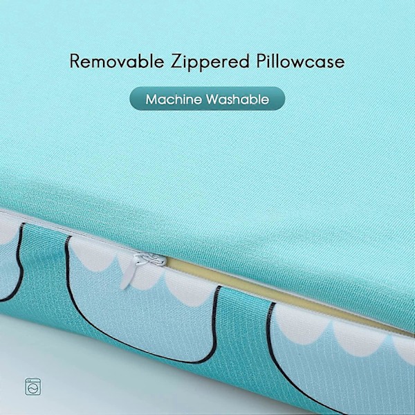 Barnesepute for soving, barneputer for soving med putetrekk 25 x 46 cm (Hjort)