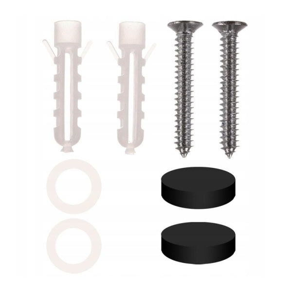 Veggmontert hylle - Sort metall Sort - 40cm