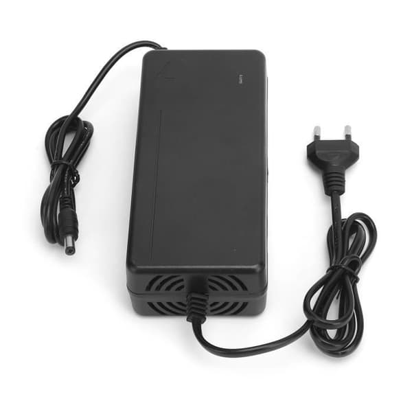 DC 54,6V/2A strømadapter med 5,5 mm plugg, litiumbatterilader, EU-plugg 100-240V