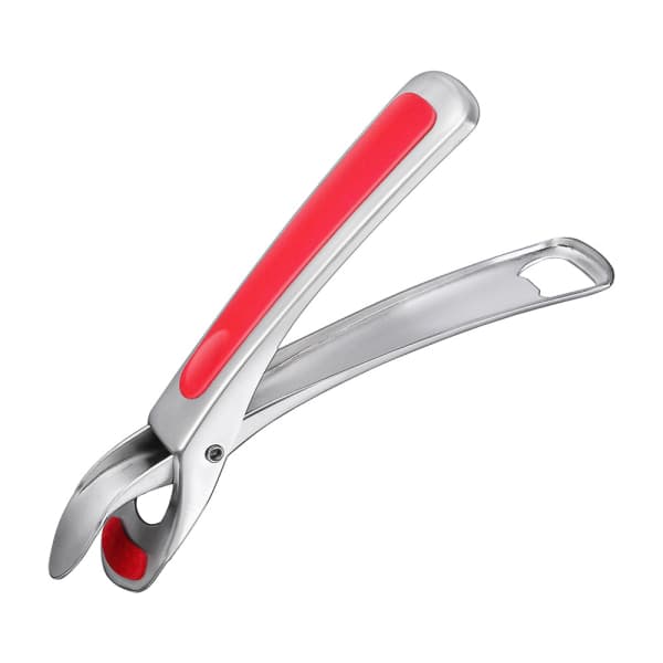Klips Tenger 304 Rustfritt Stål, Mat Tenger Skål Klips (RØD)