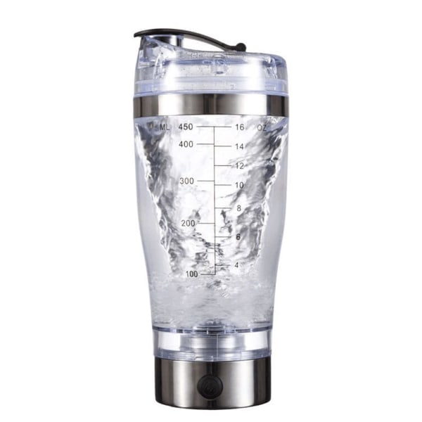 450ml/600ml USB Genopladelig Elektrisk Blender Kop Bærbar Proteinpulver Automatisk Shaker Flaske Lækagesikker Blender til Milkshakes Sukker Kaffe