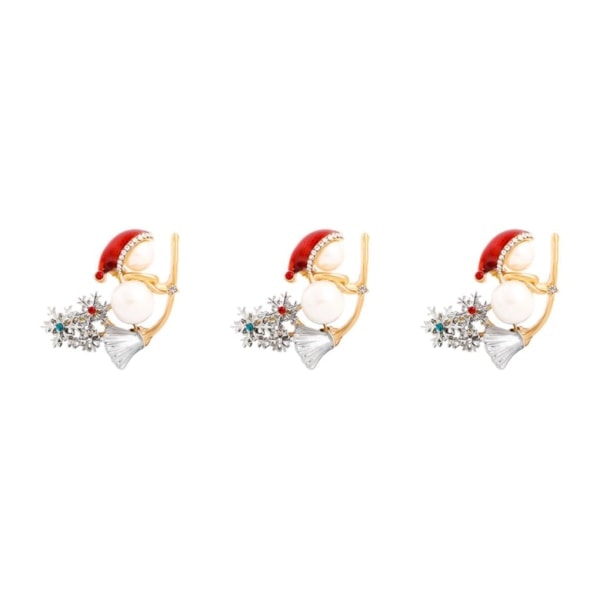 1/2/3/5 Pins Brosche Skjorte Kvinder Tilbehør Julegave Lapel Tree 3Set