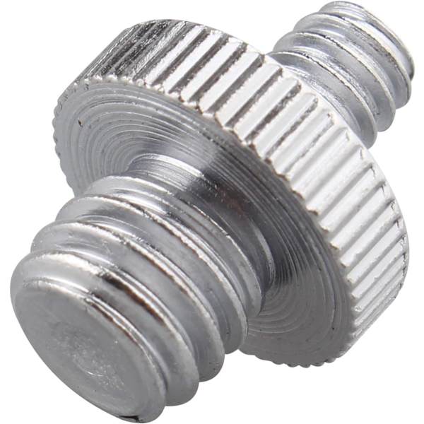 2 stk. 1/4 tommer han til 3/8 tommer han metal gevindskrueadapter stativskrueadapter til kamera, stativ, monopod, skulderrig, lysstativ