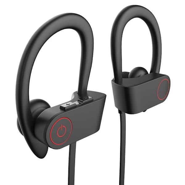 Trådløst Sports Bluetooth Headset Hængende Hals Stereo U8 Sort Black