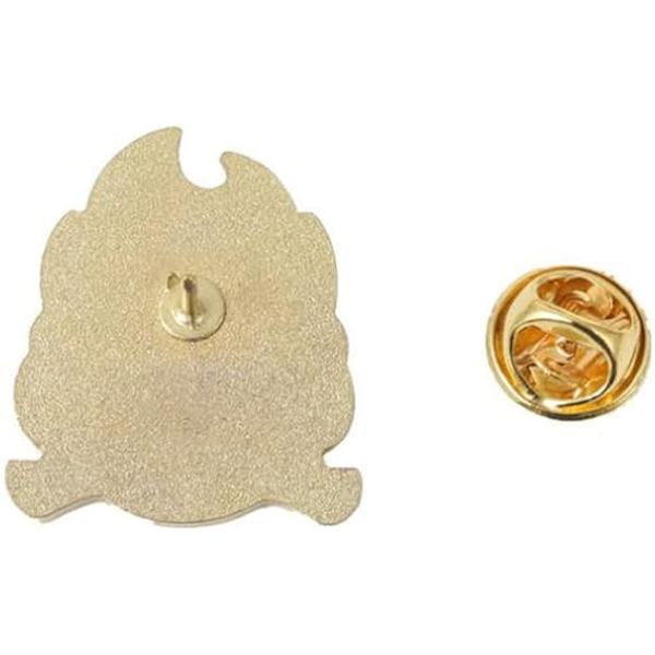 Castle emalje pins 5 stk søt flamme badge brosje animasjonsfigur revers pin badge metallmerker pin sett