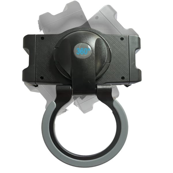 Bærbar Tablet Holder 360° Roterbar Justerbar Bagring med Multifunktionsskrivbord & Vægmontering til 7,9-12,9 Tommer