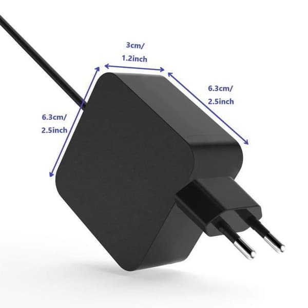 4.0*1.35mm Laptopladdare Strömförsörjning för ASUS EeeBook E402MA E402M E402SA E402S E402NA E402N E402-45W 19V 1.75A-2.37A