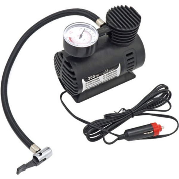 12V Bärbar Bilpump, Liten Elektrisk Bil Luftpump