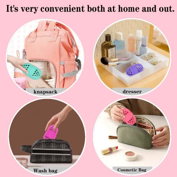 4 färger Makeup Sponge Holder Cosmetic Blender Sponge Case Makeup Egg Förvaringslåda Silikon Skyddande Behållare