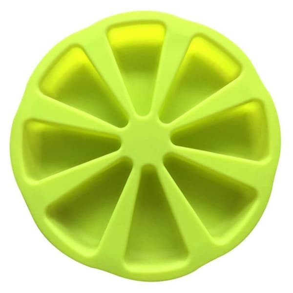 Grid Silikon Kilformad Kakform Individuell Portion Pizza Bitar Köksredskap Grön Green