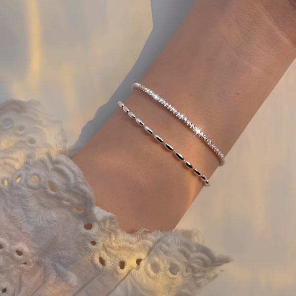 Silverarmband i 925 silver CD-SMK-46 justerbar längd inkl