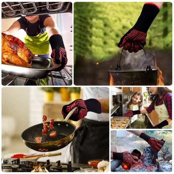 Varmebestandige grillhandsker - Universal - Varmebestandig op til 800°C