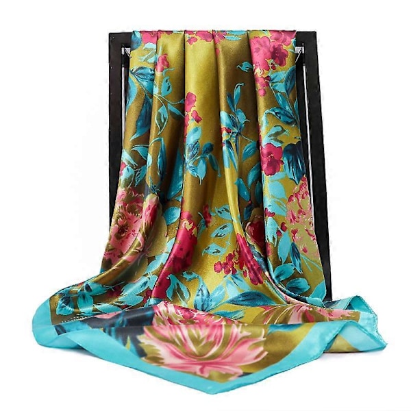 Lyxiga Märkesvarumärken Kvinnors Siden Scarves | Lyxiga Märkesvarumärken Kvinnors Scarf Siden - 90 90cm Lyx 24 90X90cm
