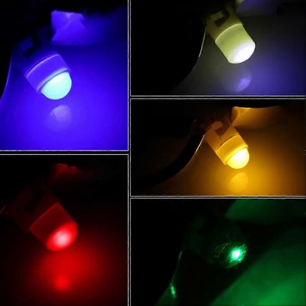 10 stk T3 LED 1SMD 12V Billamp Dashbord Indikatorlys Innvendig Leselys Yellow