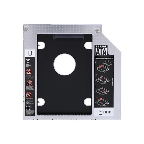 SSD-kabinett harddisk HDD optisk brønn Caddy harddisk-kabinett CD-ROM-brønn