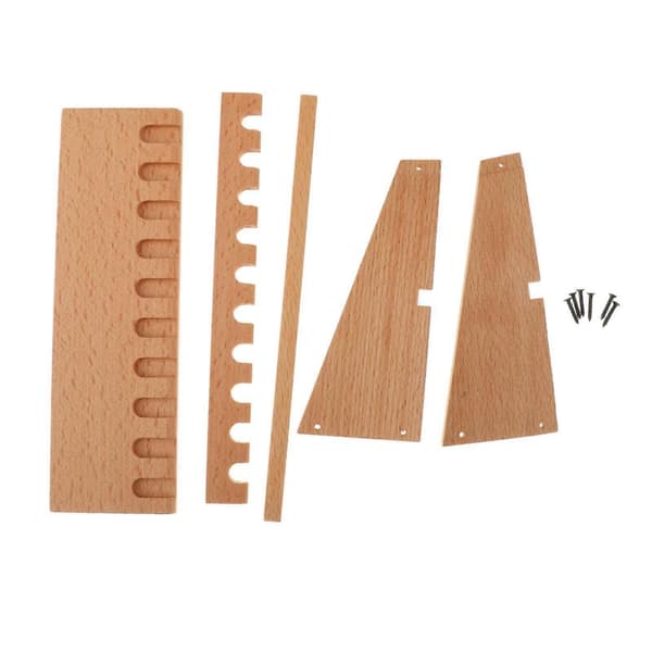 Detaljerat 1/6 Trä Gevärsställ Stativ Display Passar För 12in Actionfigur