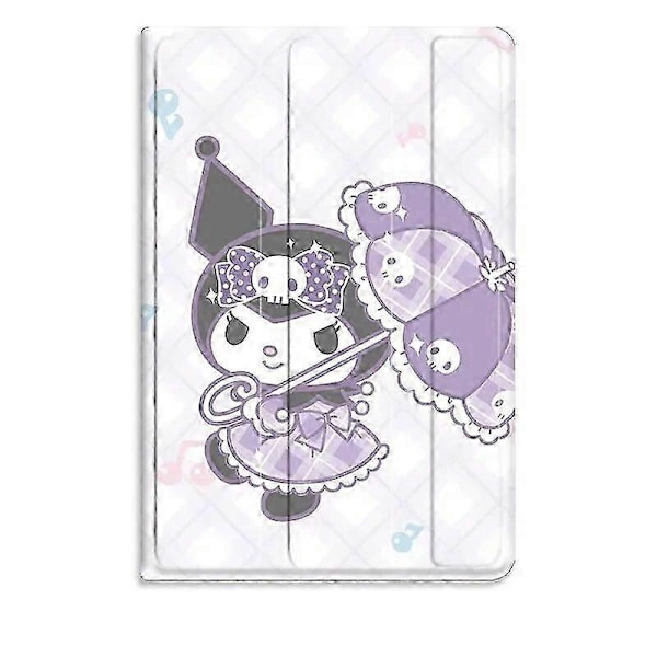 Kawaii Sanrio Kuromi iPad Fodral För iPad 10:e Generationens Fodral Tecknad Trevik Silikon Mjukt Fodral För iPad 7 8 9 Pro 10.5 Air 3 4 5 Skal ipad 8th 10.2 5
