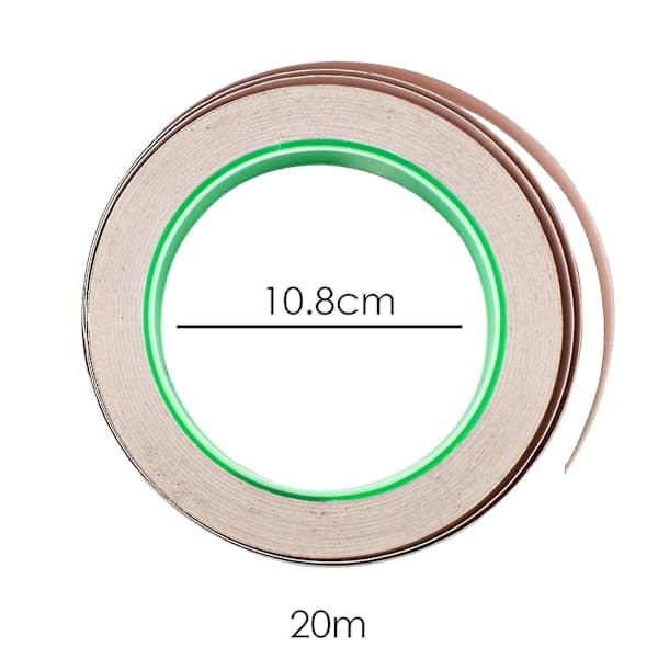 Trixes 2-pak kobbertape mod snegle - Pindsvinevenlig - 20 m ruller