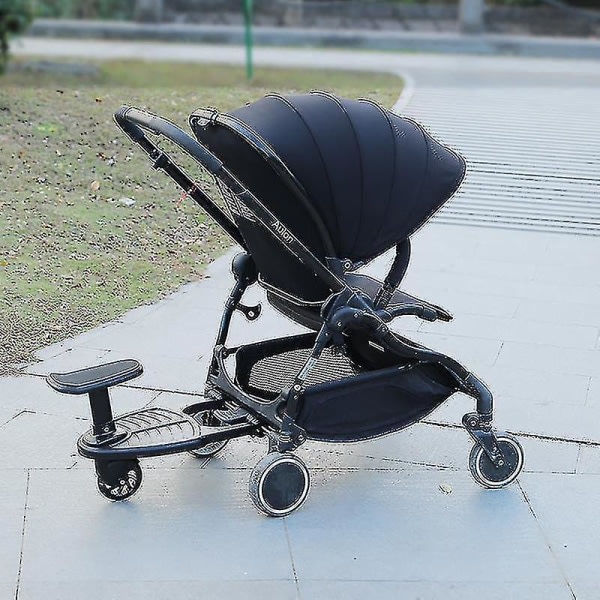 Universal 2-i-1 barnvagnsridplan med avtagbar sits Second Child Artefact Child Rider Stroller A