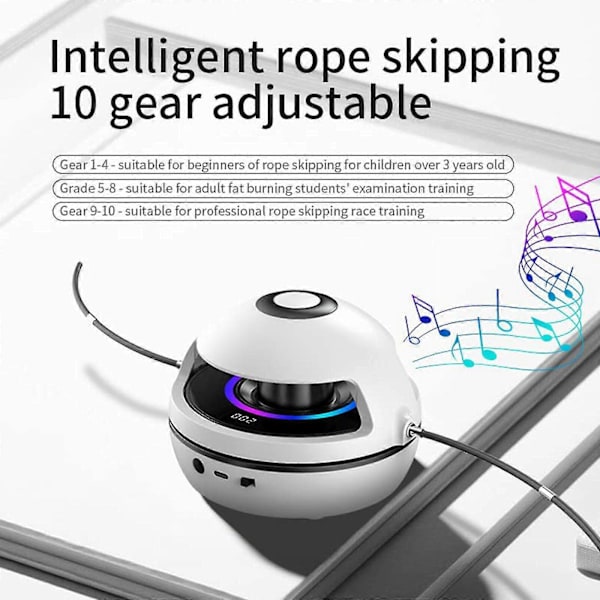 Träningsräknare Elektrisk Hopprep Maskin Hopprep Rep 70 Cm Kreativ Elektronisk Räkning - SNNGV blue