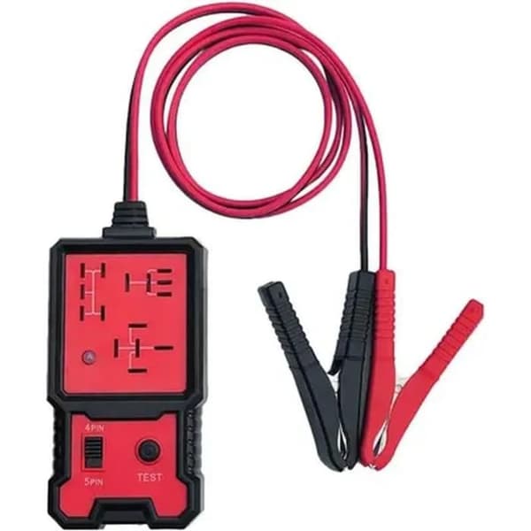 12V Bil Elektronisk Relæ Tester Batteri Checker med Clips Auto Relæ Diagnostisk Værktøj