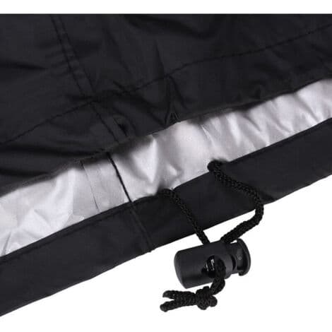 ((0.54kg)-150X100X125CM) Grillovertræk, 210D Oxford Sølvbelagt Polyester Grillovertræk