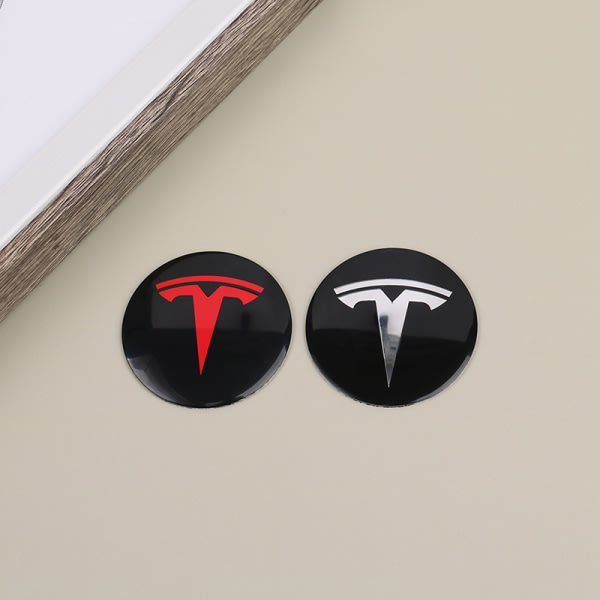 4 st hjulnavkapslar för Tesla Model 3 Y Tesla Accesso Red