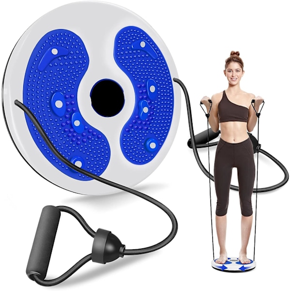 Waist Twist Disc, Waist Slimming Balance Rotating Disc Multi-functional Twist Board Exercise with Massage Foot Sole- Home Fitness Gym Equipment