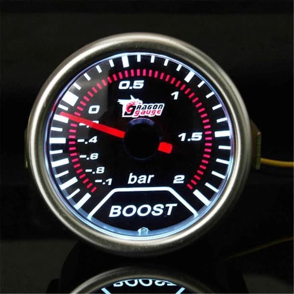NEUFU 52MM UNIVERSAL LED Turbo Boost Trykmåler Vakuummåler til Bil