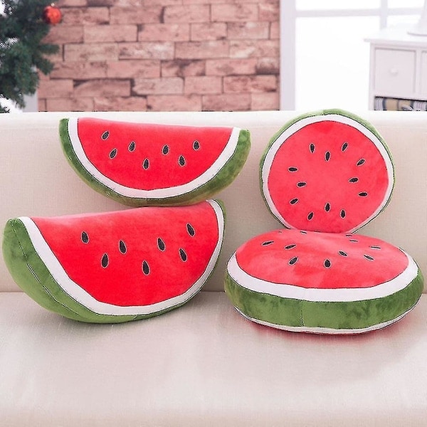 Söt Vattenmelon-Gosedjurspudde Mjuk och Handvänlig Present till Jul och Födelsedag 40cm Triangle