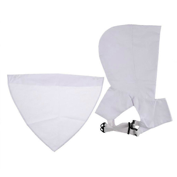 Rogue Cowl Middelalder Hættehat Rogue Ridder Cosplay Rogue Rollespil White