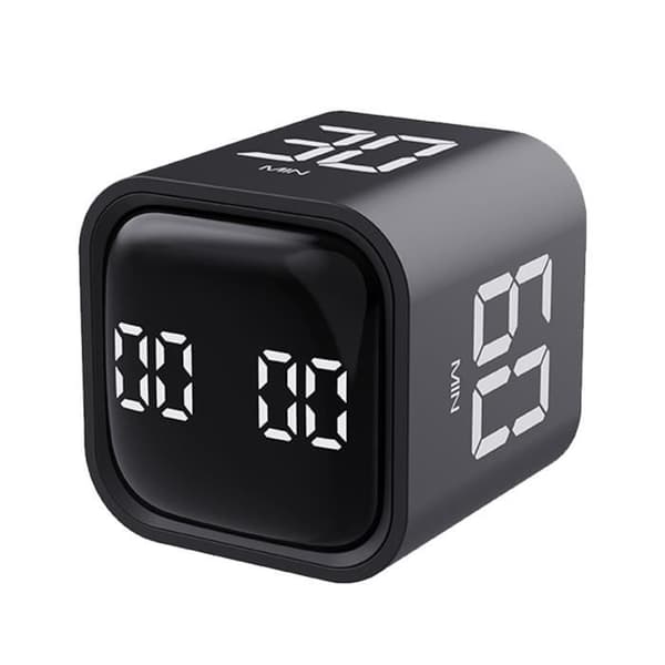 Kjøkkentimer - QINGQUE - LED Digital Timer - Svart - 500 mAh - 44x44x46 mm