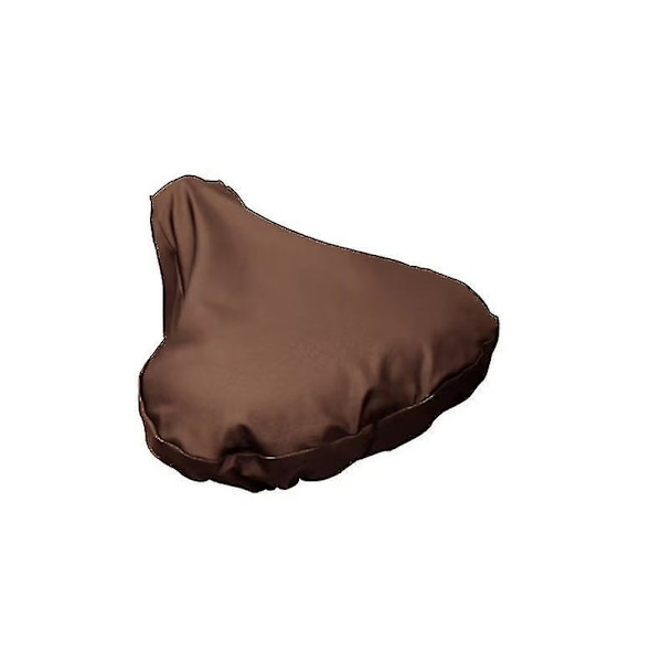 Vedenpitävä pyörän satulanpäällinen kiristysnarulla Vedenpitävä suoja Pyörän satulan sade pölysuoja (punainen) coffee color