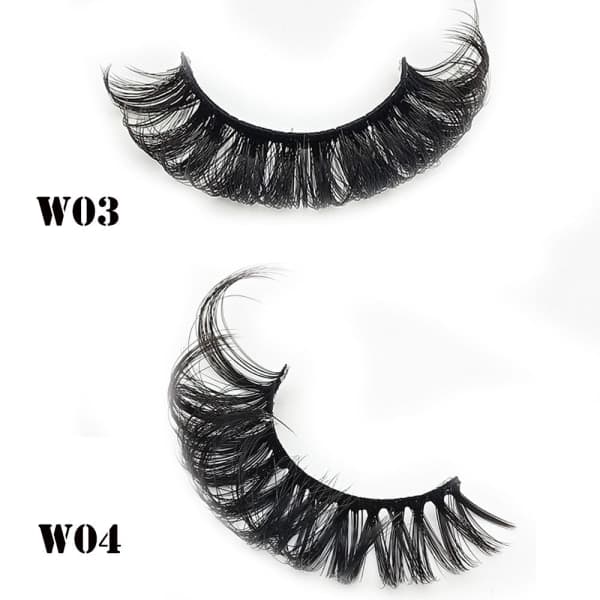 10 paria Venäjän DD Curl Faux Mink -tekoripset