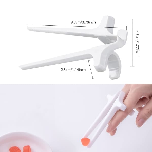 4 fingerpinnar (vita)