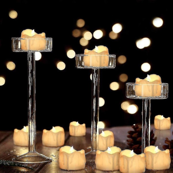 12 st Led Flimrande Flame Candle Light Home Batteridrivna Led Candles Ultra Realistic Light