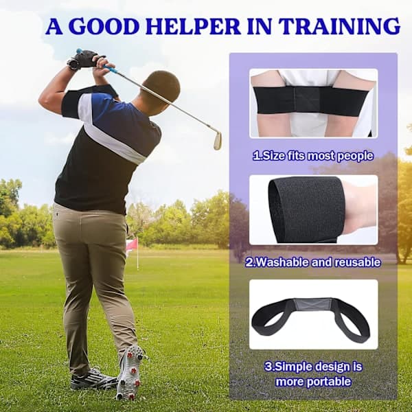 2 st golfsvingträningshjälpmedel handledstränare golfsvingställningskorrigering