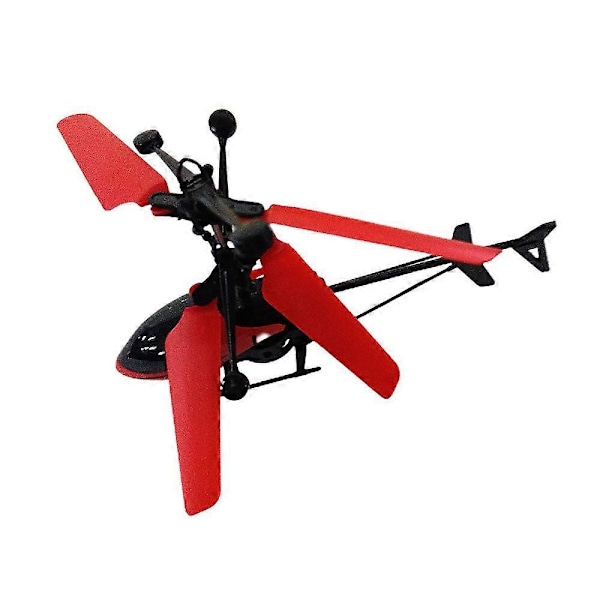 Legetøjs Induktionsflyvende Helikopter Speed Drone Legetøj BLÅ COD KK5555-God Helicopter Red
