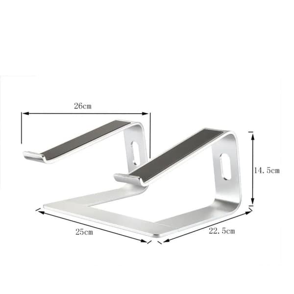 Laptopstativ, ergonomisk, stativ kompatibelt med bærbar PC (14\"~17\")