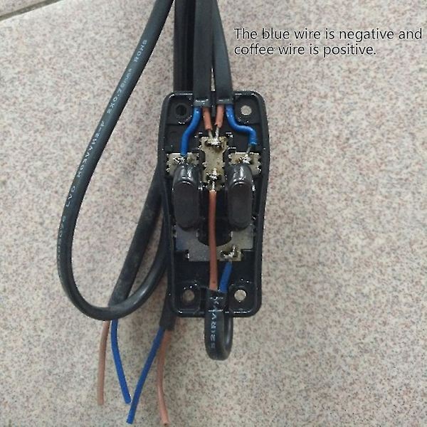 Lampe Dobbel Kontrollbryter Ce Gulvlampe Bordlampe Trykknappbrytere Toveis