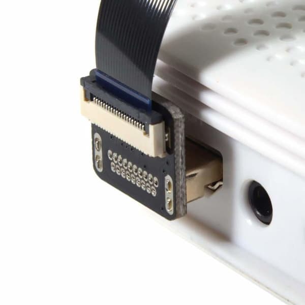 CYFPV FPV Flat HDMI hann til 90D vinklet HDMI hannkabel for FPV HDTV Multikopter Luftfotografering (20 cm)