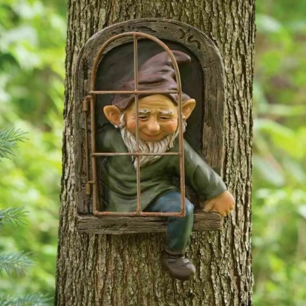 1., Elf Tree Hug Garden Statue - Sisustus ulkona ja sisällä