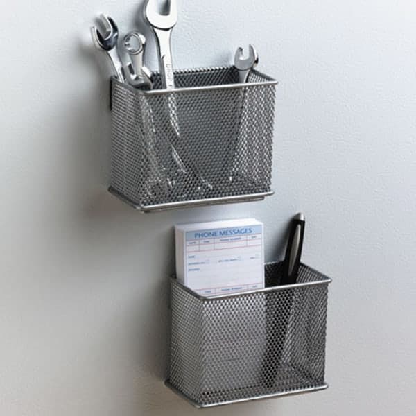Holdbar køleskabsnet magnetisk kurv opbevaringsboks blyant makeup organizer