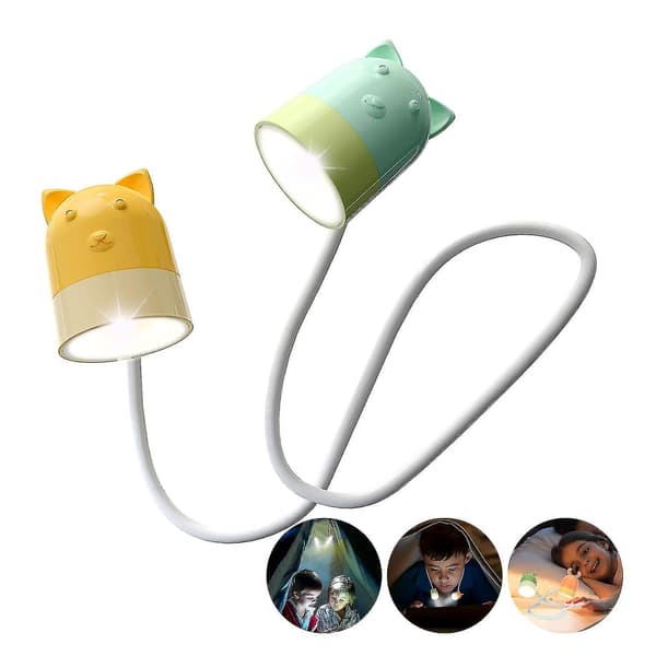 LED-halsleselys for lesing i sengen, fleksible armer for lesing C
