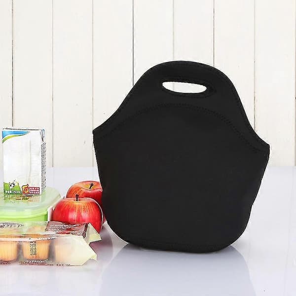 Neopren Lunsj Tote Bag Isolert Vanntett Lunsjboks For Kvinner Voksne Barn Rd
