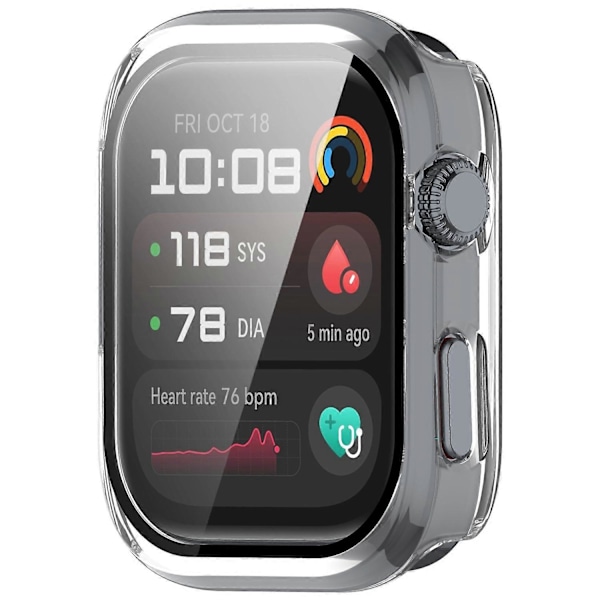 Skydd för Huawei Watch D2 - Hård PC-fodral med härdat glas - Transparent Multicolor Transparent