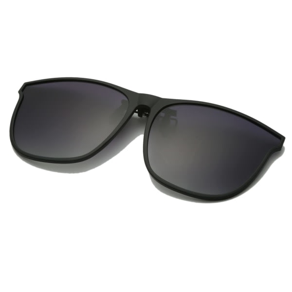 Polariserte Clip-on-solbriller - Solbriller Clip-on-briller for menn, kvinner, stor ramme Clip-on-flip-up-solbriller for kjøring Fiske utendørs