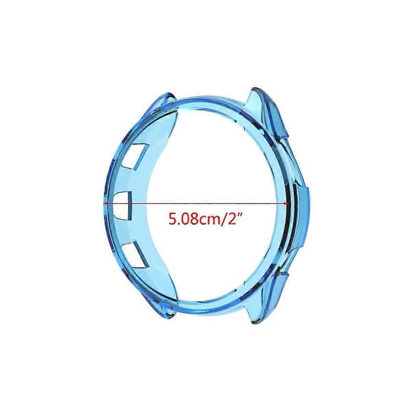 Støtsikkert Bumper-deksel til Garmin-Forerunner 965 Skjermbeskytter Transparent white